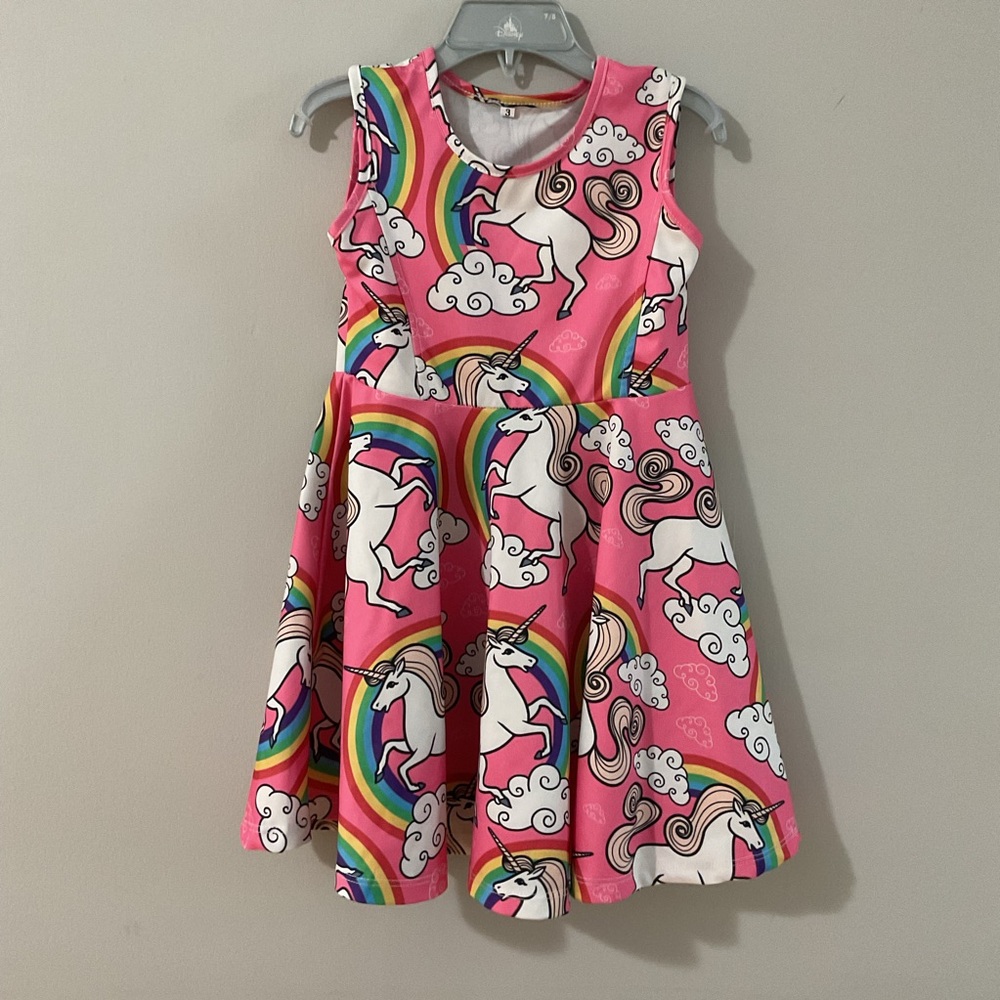 Girls unicorn dress
